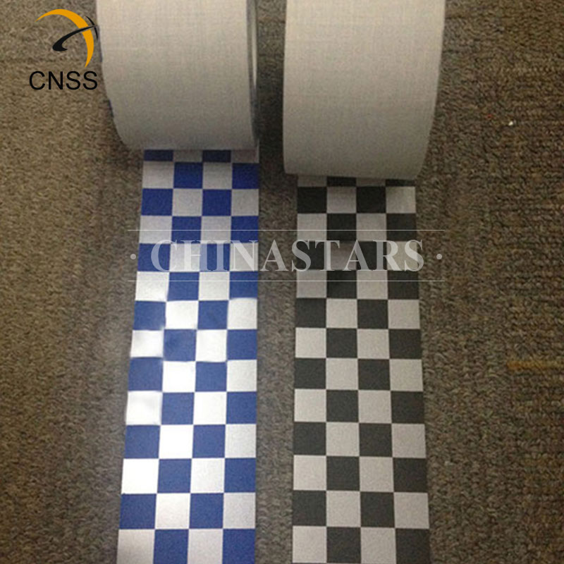 亮银TC亚美官网（集团）科技有限公司布印刷方格 安全警示服用方格亚美官网（集团）科技有限公司带