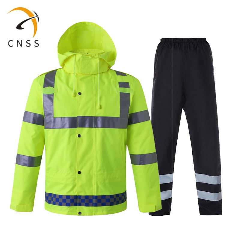 cnss交通亚美官网（集团）科技有限公司棉衣加厚荧光黄亚美官网（集团）科技有限公司条服装