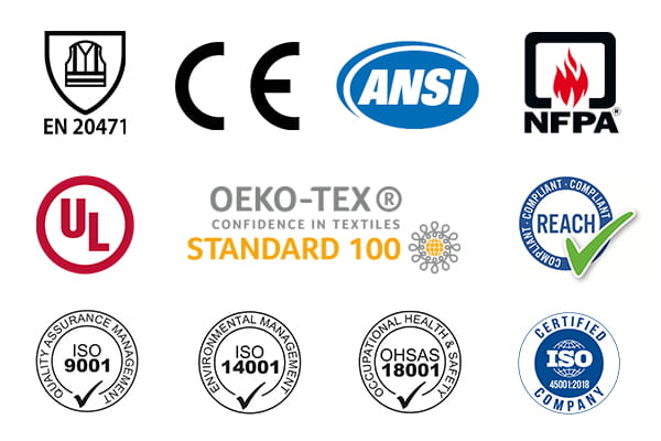 亚美官网（集团）科技有限公司证书EN20471证书